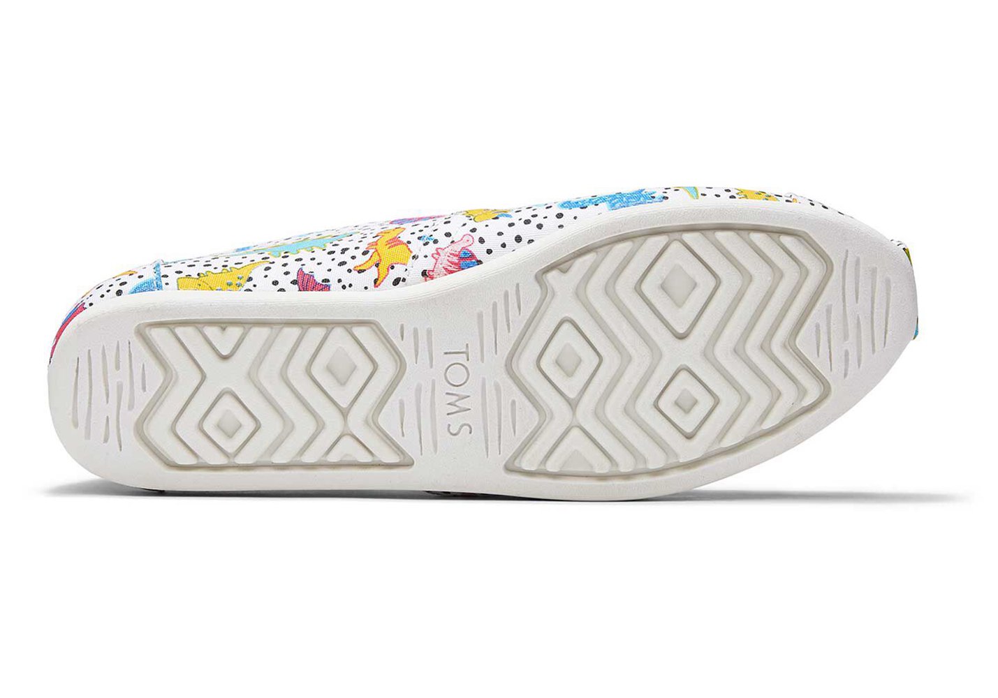 Toms Espadryle Damskie Kolorowe - Alpargata Dinosaur Doodles - 24CWZQFBU